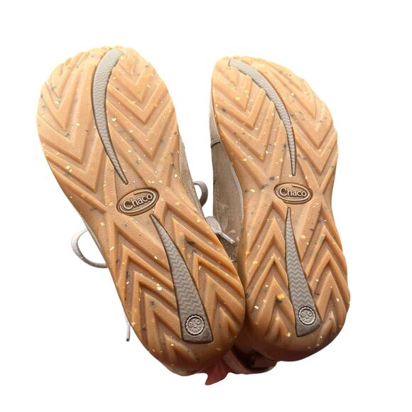 Chaco Barbary Chukka Gray Leather Wool Collar Lace Up Ankle Boots Women’s 7 - Picture 6 of 12